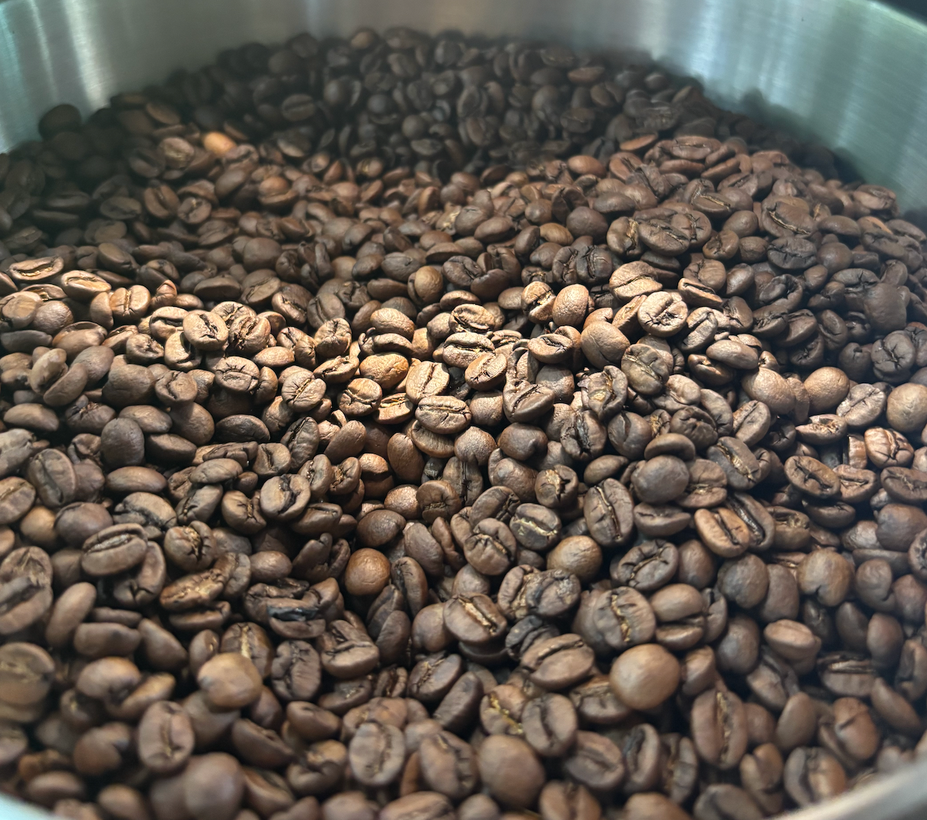 Small-batch naturally processed coffee beans